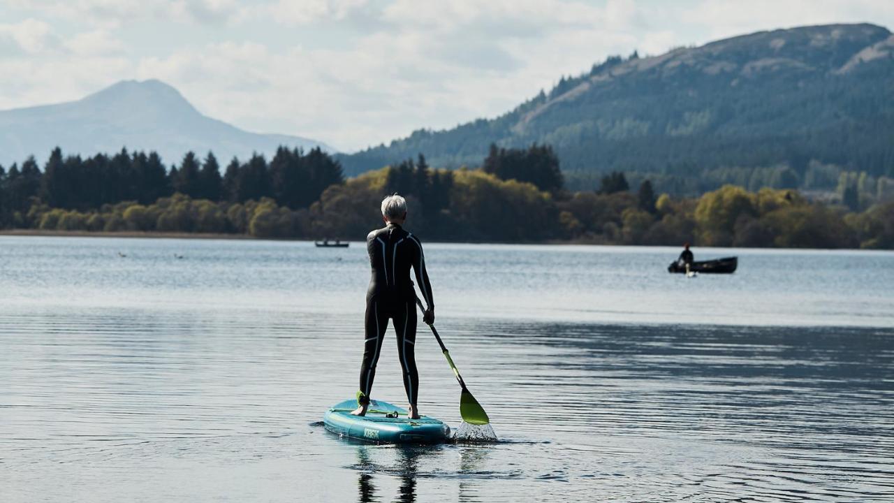 ホテル Lochend Chalets Port Of Menteith エクステリア 写真