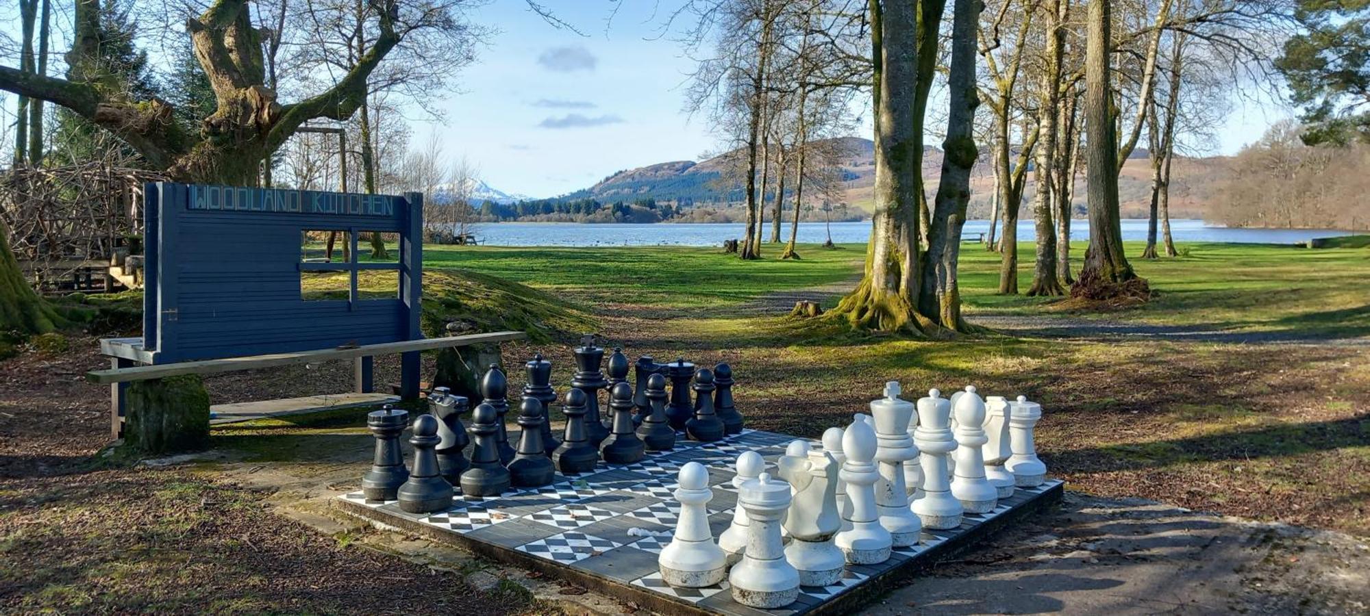 ホテル Lochend Chalets Port Of Menteith エクステリア 写真